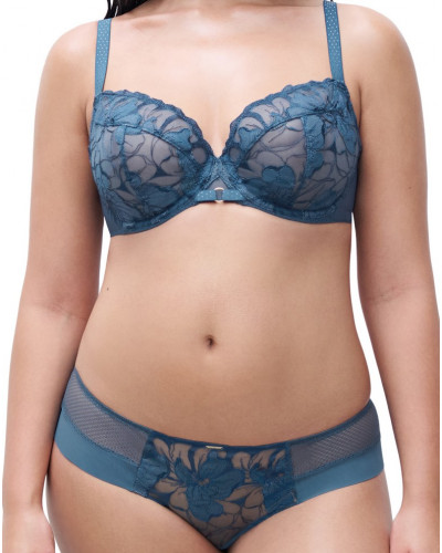 Sujetador con aros Chantelle Fleurs Signature (Bleu Jeans)