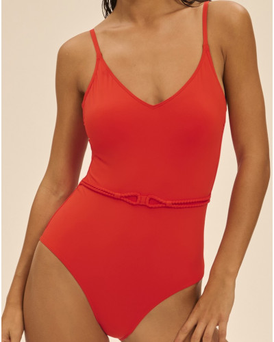 Bañador de una pieza sin aros Simone Pérèle Select (Orange Grenadier)