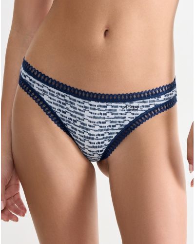 Tanga algodón Sloggi Go Crush (Lote de 3) (Marine/Bleu Gris/Imprimé Marine)