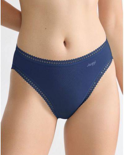 Braguitas de corte alto algodón Sloggi GO Crush (Lote de 3) (Marine/Bleu Gris/Imprimé Marine)