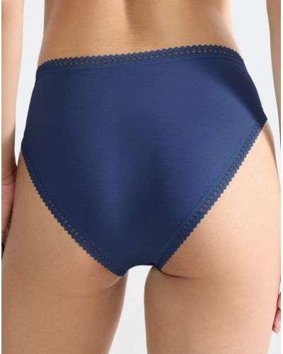 High-cut briefs cotton Sloggi GO Crush (Set of 3) (Marine/Bleu Gris/Imprimé Marine)