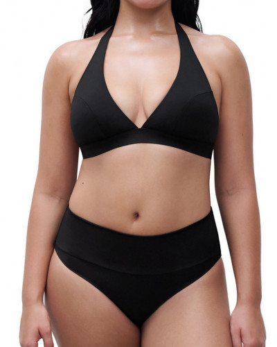 Braga ajustable de baño cintura alta Chantelle Icon (Negro)