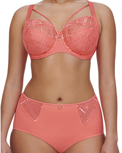 Soutien-gorge armatures enveloppant Chantelle Graphic Support (Corail)
