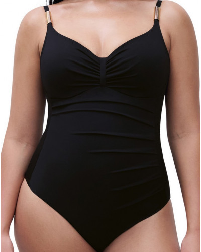 Traje de baño una pieza con aros Chantelle Icon (Negro)