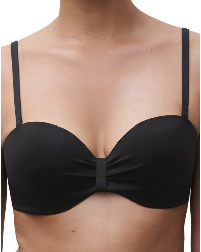 Sujetador sin tirantes de baño Chantelle Icon (Negro)