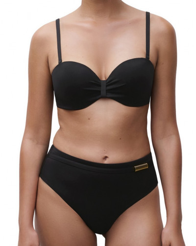 Soutien-gorge bandeau de bain Chantelle Icon (Noir)
