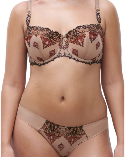 Demi balcony bra Chantelle Champs-Elysées (Feline Print)