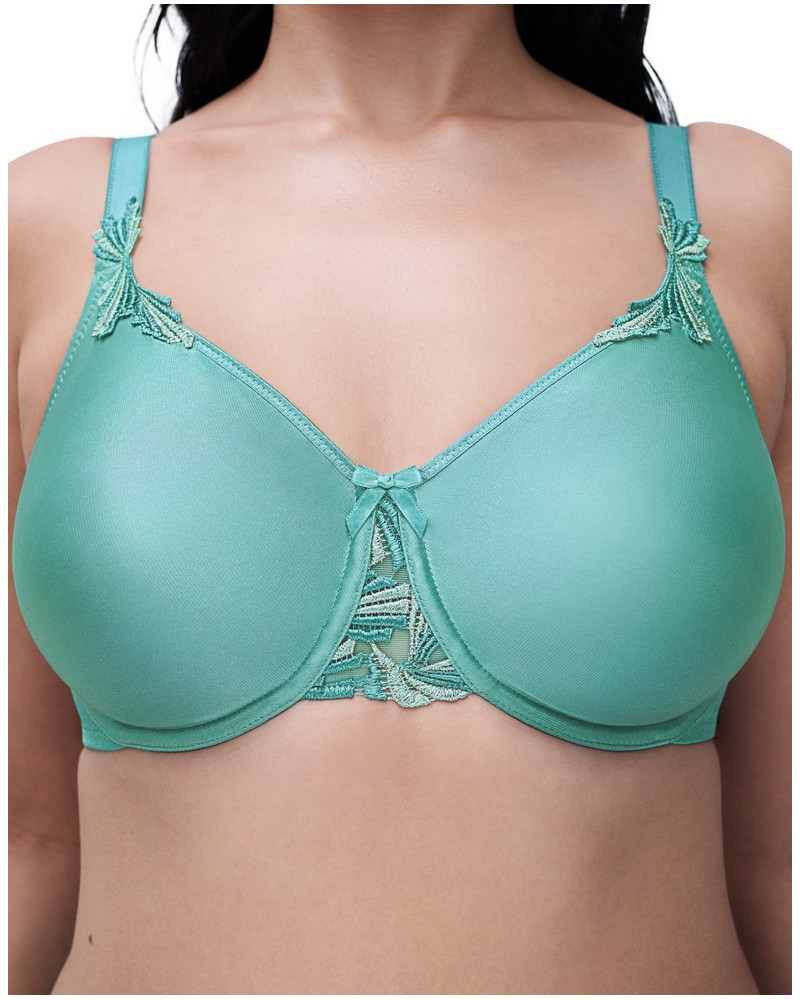 Underwired molded bra Chantelle Hedona (New Peacok Lurex)