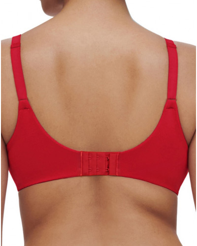 Underwired molded bra Chantelle Easy Feel Norah (Rouge Coquelicot)