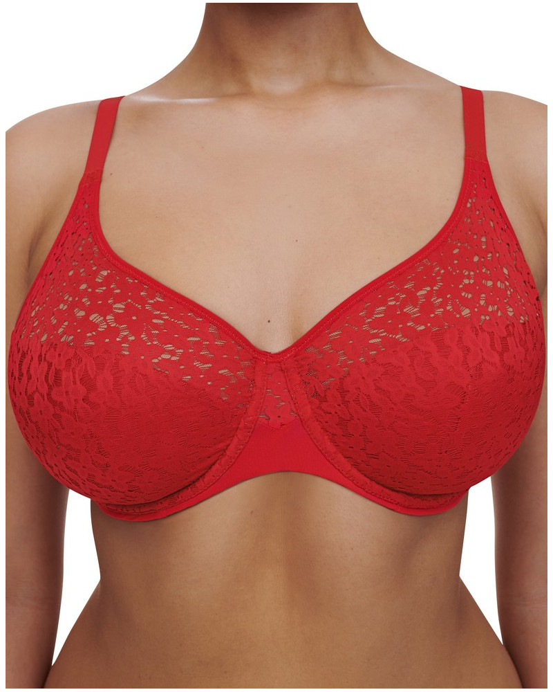 Sujetador moldeado con aros Chantelle Easy Feel Norah (Rouge Coquelicot)