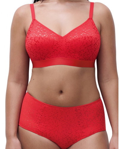 Soutien-gorge sans armature Chantelle Easy Feel Norah (Rouge Coquelicot)
