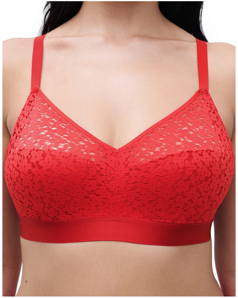 Wireless support bra Chantelle Easy Feel Norah (Rouge Coquelicot)