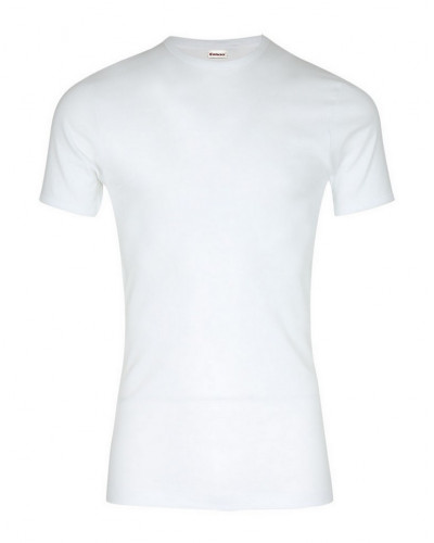 Camiseta de cuello redondo Eminence 100% algodón made in France (Blanco)