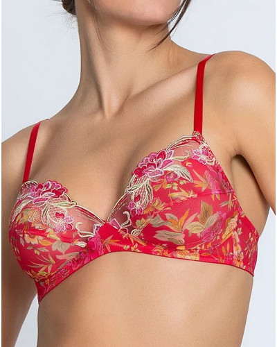 Soutien-gorge sans armature Lise Charmel Forêt Rubis (Santal Rouge)
