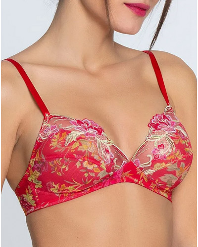 Soutien-gorge sans armature Lise Charmel Forêt Rubis (Santal Rouge)