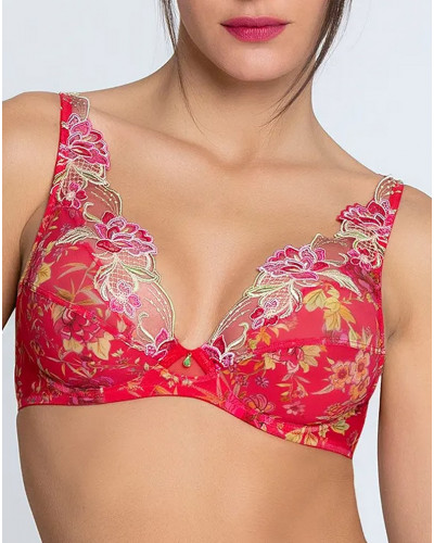 Soutien-gorge glamour Lise Charmel Forêt Rubis (Santal Rouge)