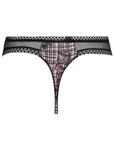 Thong Antigel Tartan Glamour (Rose Tartan)
