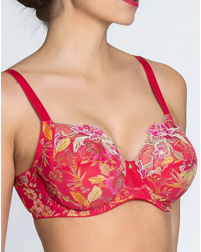 Soutien-gorge armatures bien-être Lise Charmel Forêt Rubis (Santal Rouge)