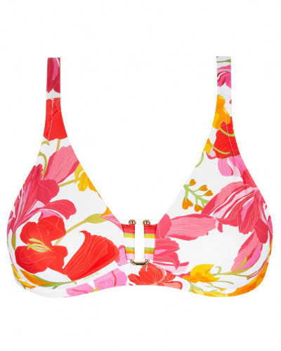 Soutien-gorge de bain triangle bonnets profonds Lise Charmel Envoléee Florale (Bouquet Floral)