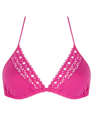 Soutien-gorge de bain triangle mousse Lise Charmel Ajourage Couture (Ajourage Fuchsia)