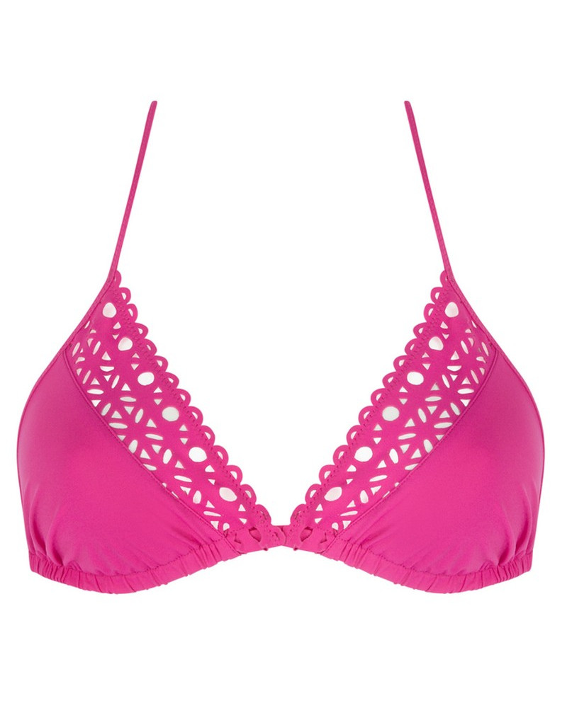 Sujetador de baño triángulo espuma removible Lise Charmel Ajourage Couture (Ajourage Fuchsia)