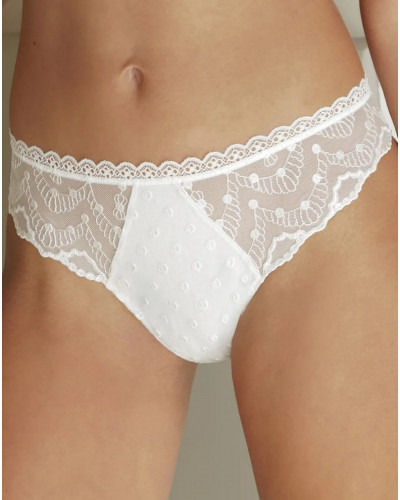 Calzoncillo charm Antigel Je t'aime à la folie (Ecru Nacre)