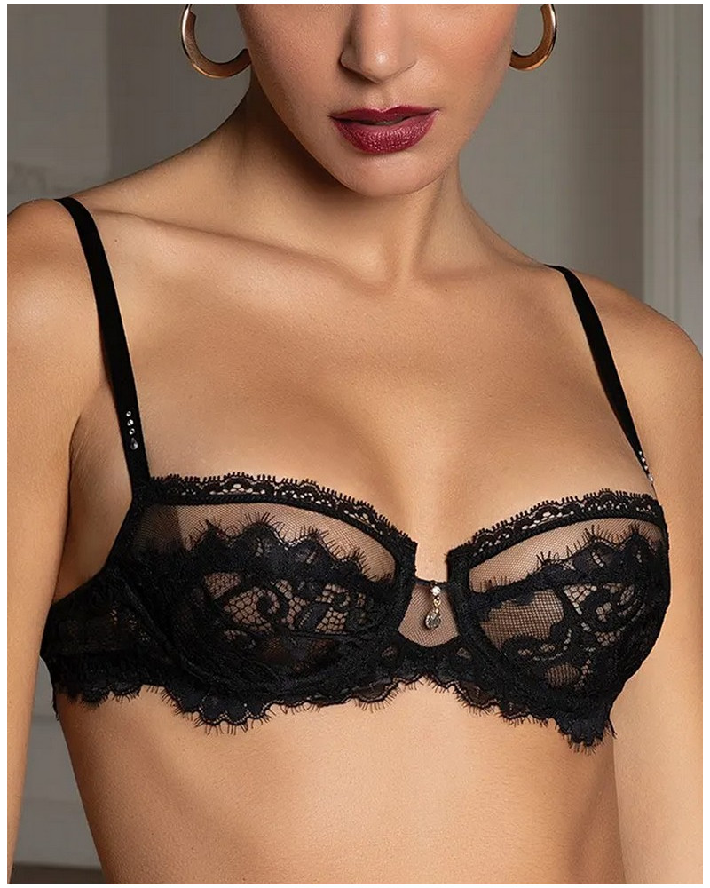Demi bra Lise Charmel Désirs de Venise (Black)