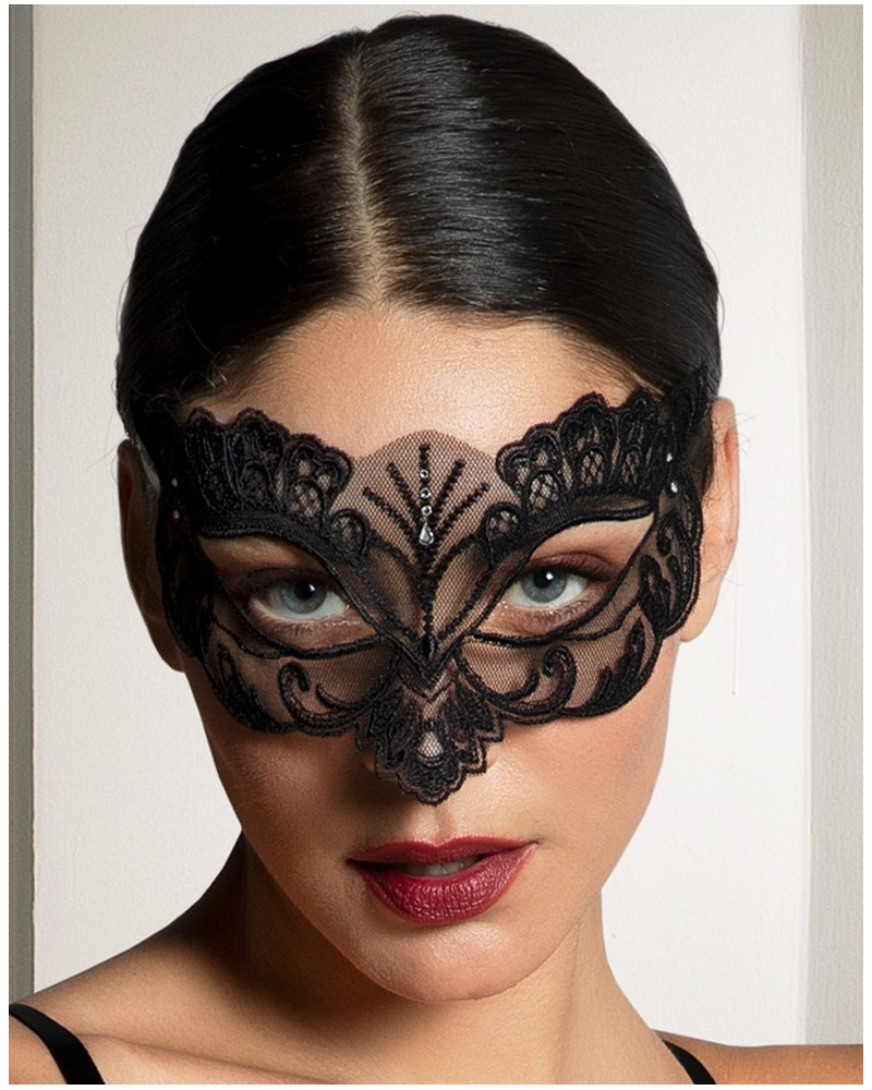 Enmascarar Lise Charmel Désirs de Venise (Negro)