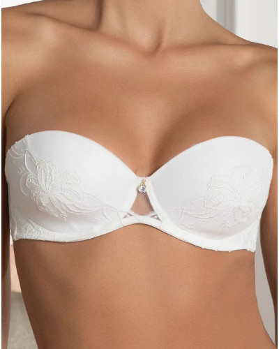 Strapless bra Lise Charmel Bellissime Amour (Ecru Nacre)