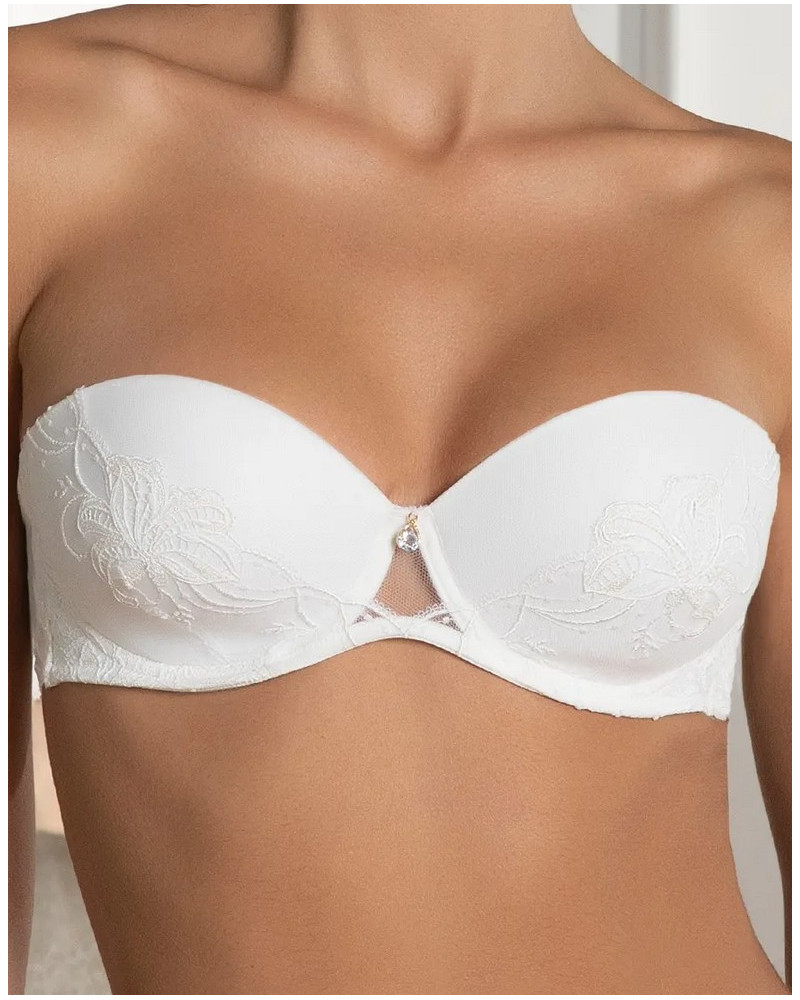 Strapless bra Lise Charmel Bellissime Amour (Ecru Nacre)