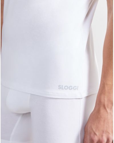 T-shirt col rond Sloggi for Men Ever Ease (Blanc)