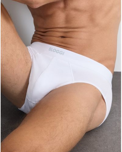 Pack of 2 briefs Sloggi For Men Ever Ease (White)