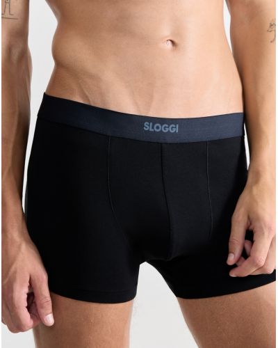Pack of 2 long boxers Sloggi for Men Ever Ease (Black)