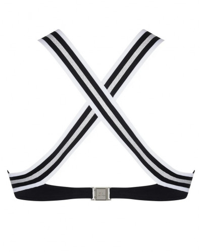 Soutien-gorge de bain triangle sans armature Lise Charmel Energie Nautique (Noir Silver)