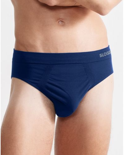 Slip Sloggi Men Go Smooth (Lot de 2) (Marine/gris)