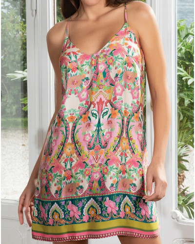 Nuisette en soie Lise Charmel Libertine en Fleurs (Libre Eclosion)