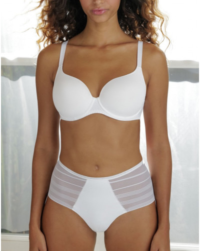 Padded bra heart shape Antigel New Apesanteur (White)