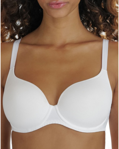 Padded bra heart shape Antigel New Apesanteur (White)