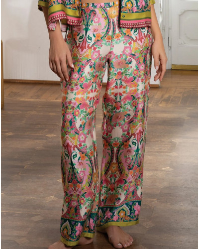 Pantalon en soie Lise Charmel Libertine en Fleurs (Libre Eclosion)