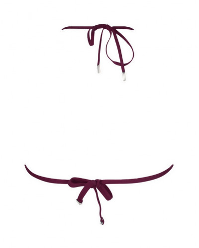 Removable foam triangle bath bra Lise Charmel Ajourage Couture (Ajourage Prune)