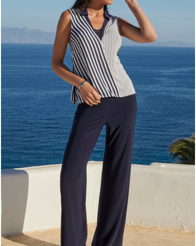 Beach top Lise Charmel Rayure en Ligne (Rayure Croisière)