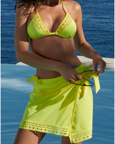 Jupe paréo Lise Charmel Ajourage Couture (Ajourage Jaune)