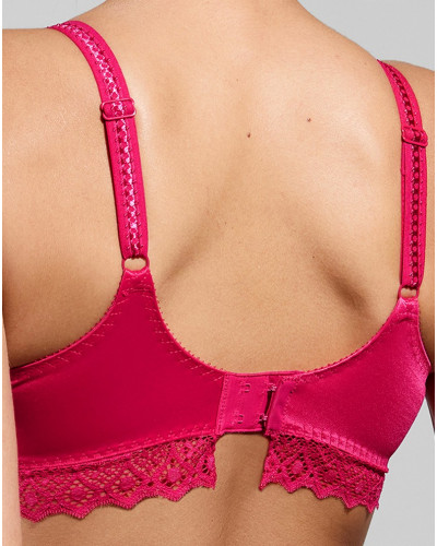 Underwired seamless plunge bra Empreinte Cassiopée (Lipstick)