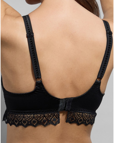 Molded bustier bra Empreinte Cassiopée (Black)