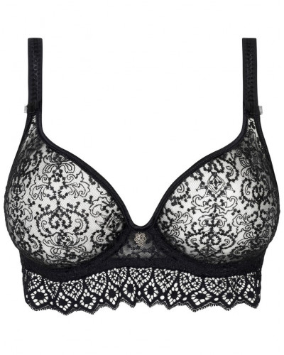 Molded bustier bra Empreinte Cassiopée (Black)