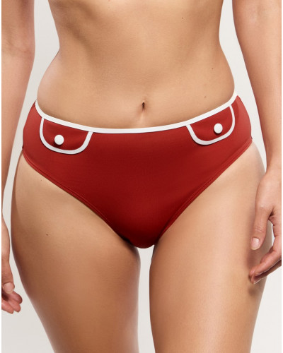 High-waisted swim brief Empreinte Attitude (Tomette)
