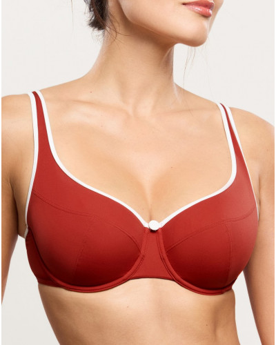 Soutien-gorge de bain avec armatures Empreinte Attitude (Tomette)