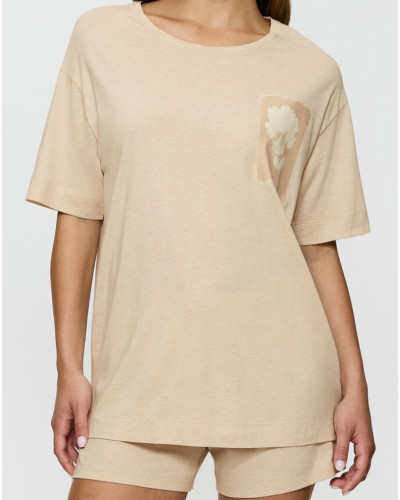 Conjunto de pijama corto oversize Noche Triumph (Skin-Light Comb)