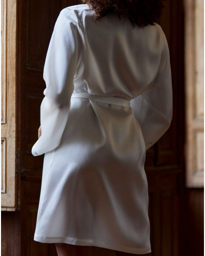 100% Silk negligee Tracy Marjolaine (Naturel)