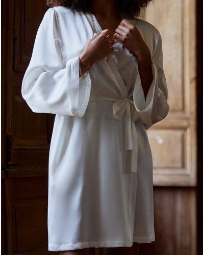 100% Silk negligee Tracy Marjolaine (Naturel)